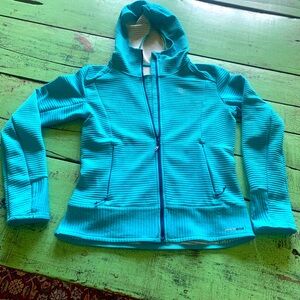 Salomon Hooded Jacket XS turquoise